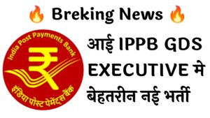 IPPB GDS EXECUTIVE 348 Recruitment :